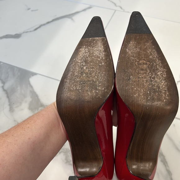 Stuart Weitzman Red Patent Leather Pumps - Picture 5 of 14